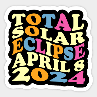 total solar eclipse april 8 2024 Sticker